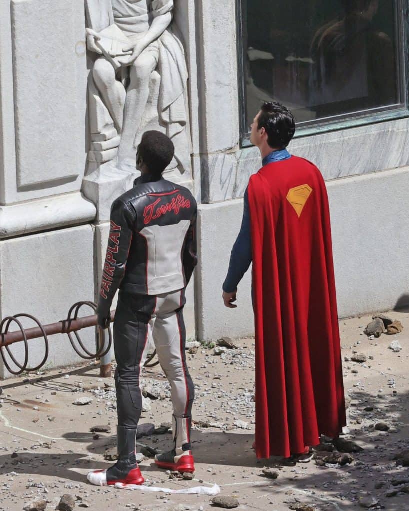 First Look: David Corenswet and Rachel Brosnahan on the Set of James Gunn's 'Superman'