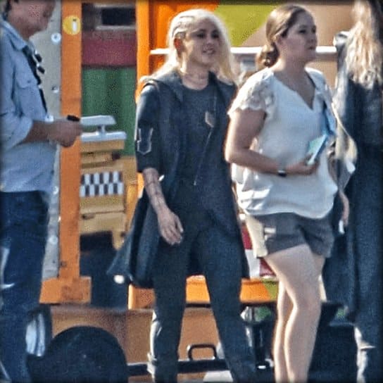 Rosa Salazar with Pink Hair as Diamondback