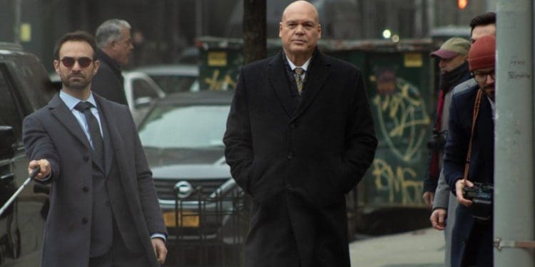 Charlie Cox and Vincent D'Onofrio — who play Daredevil and Kingpin in the upcoming Marvel series 'Daredevil: Born Again'