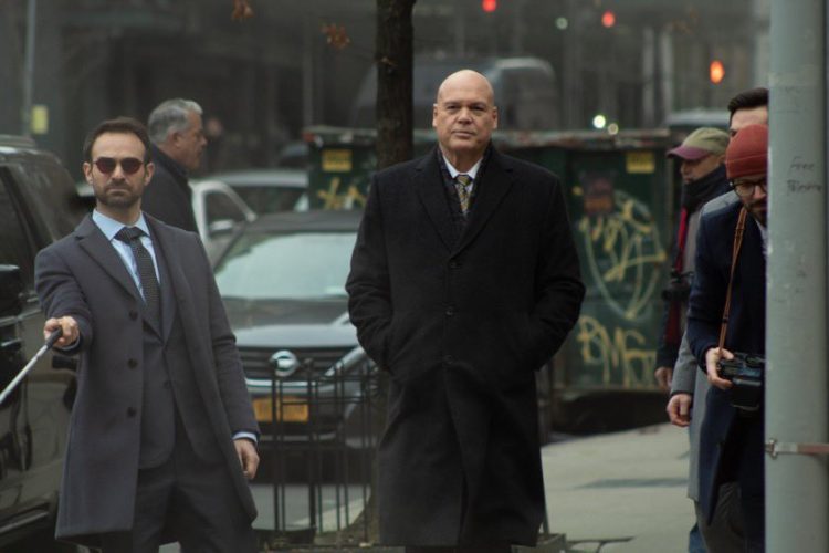Charlie Cox and Vincent D'Onofrio — who play Daredevil and Kingpin in the upcoming Marvel series 'Daredevil: Born Again'