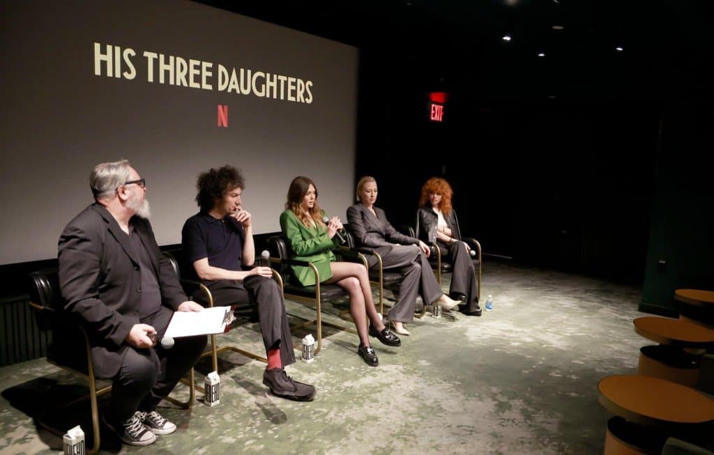 Elizabeth Olsen Spotted at the FYC Screening of 'His Three Daughters' in NYC