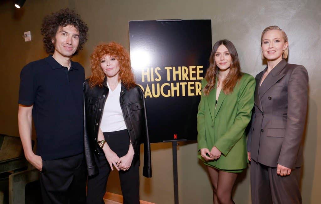Elizabeth Olsen Spotted at the FYC Screening of 'His Three Daughters' in NYC