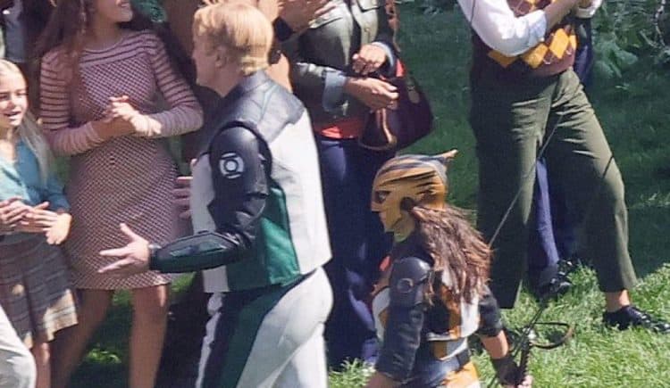 First Look at Isabela Merced as Hawkgirl and Nathan Fillion as Green Lantern on the Set of James Gunn's 'Superman'