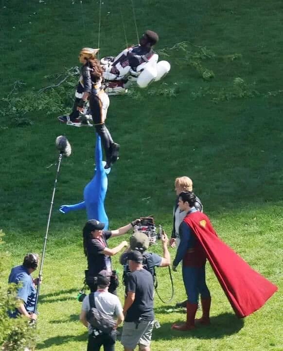 First Look at Isabela Merced as Hawkgirl and Nathan Fillion as Green Lantern on the Set of James Gunn's 'Superman'