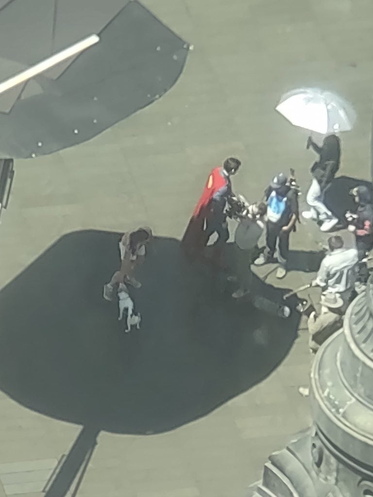 James Gunn's 'Superman': New Set Images Show David Corenswet Saving a Puppy
