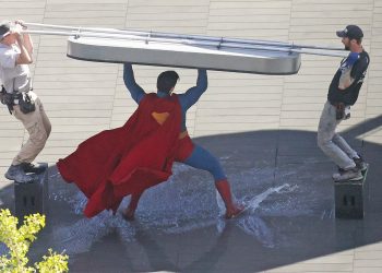 James Gunn's 'Superman': New Set Images Show David Corenswet Saving a Puppy