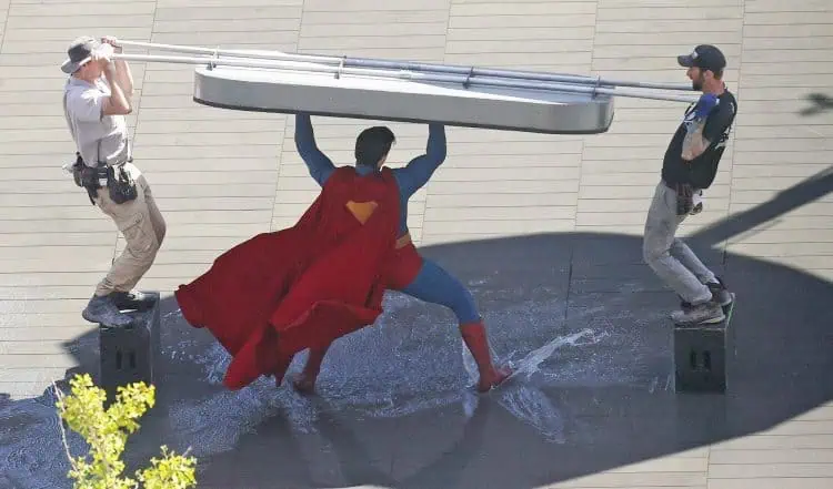 James Gunn's 'Superman': New Set Images Show David Corenswet Saving a Puppy
