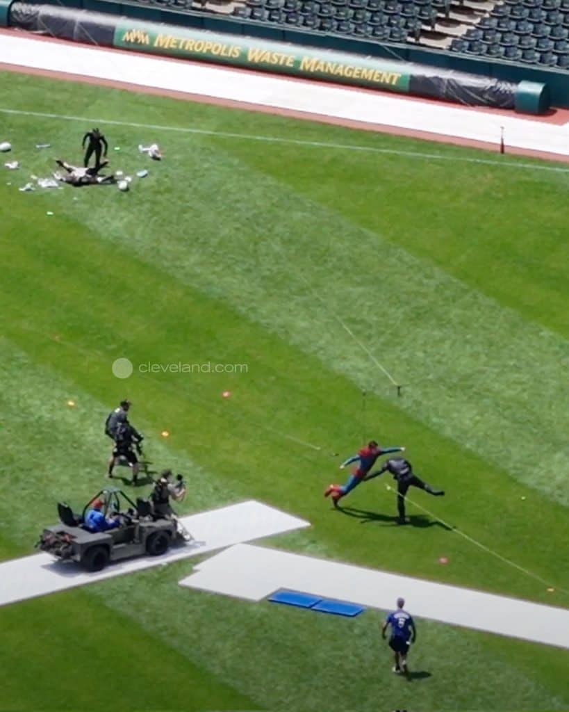 Superman vs Ultraman New Set Photos at the Lordtech Field