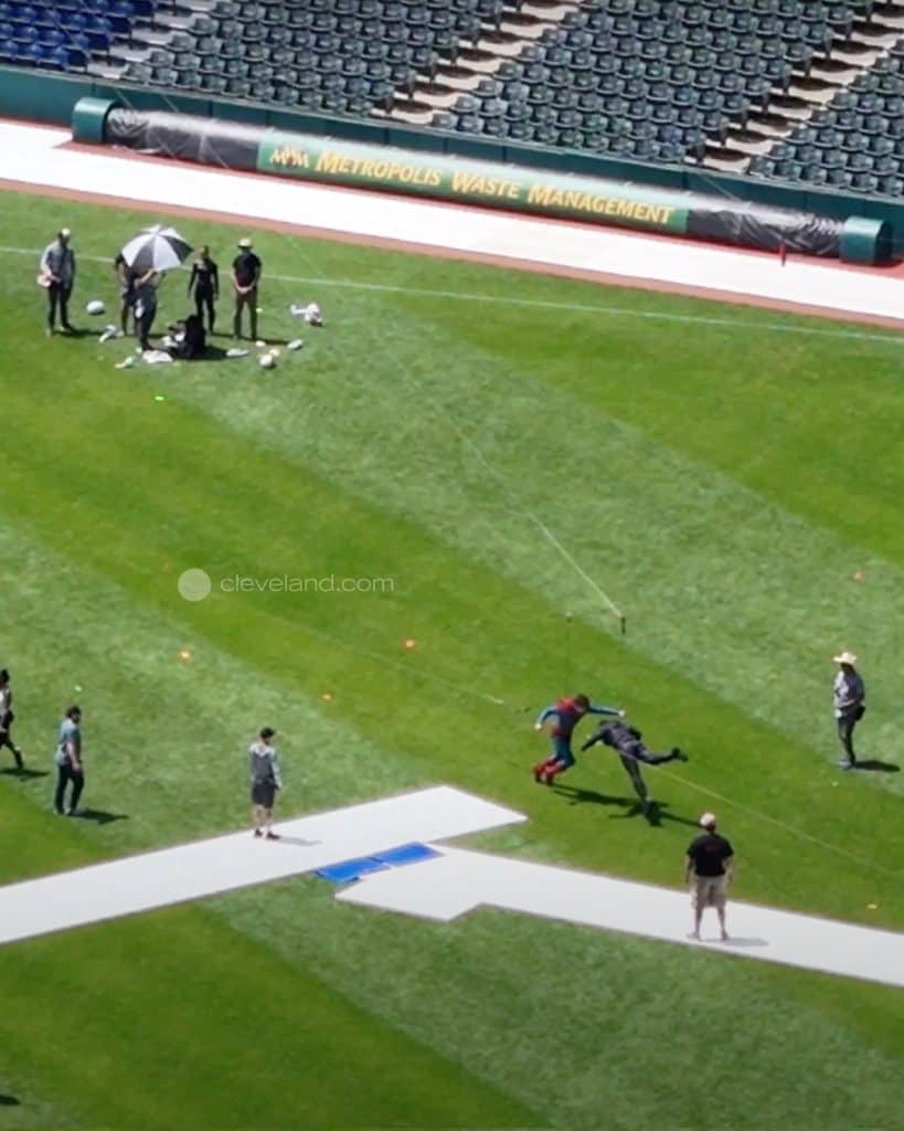 Superman vs Ultraman New Set Photos at the Lordtech Field