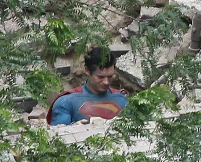 'Superman' Filming Update: David Corenswet's Superman Stuck in a Hole During Fight in Metropolis