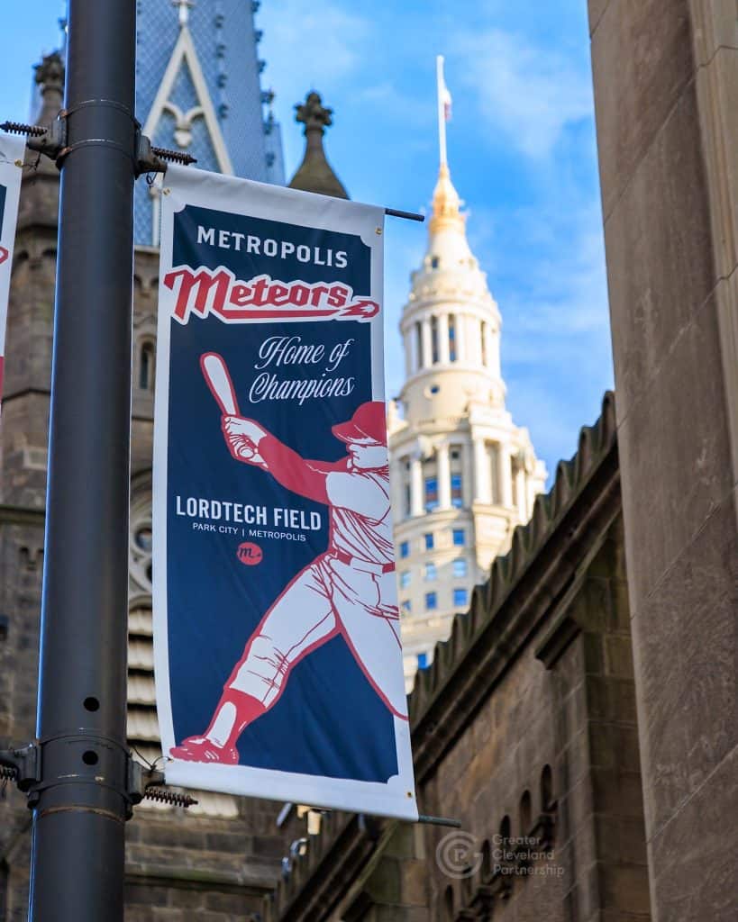 David Corenswet and James Gunn on the Set of 'Superman'