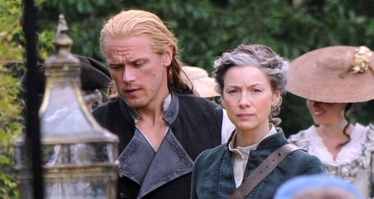 Caitriona Balfe and Sam Heughan Spotted