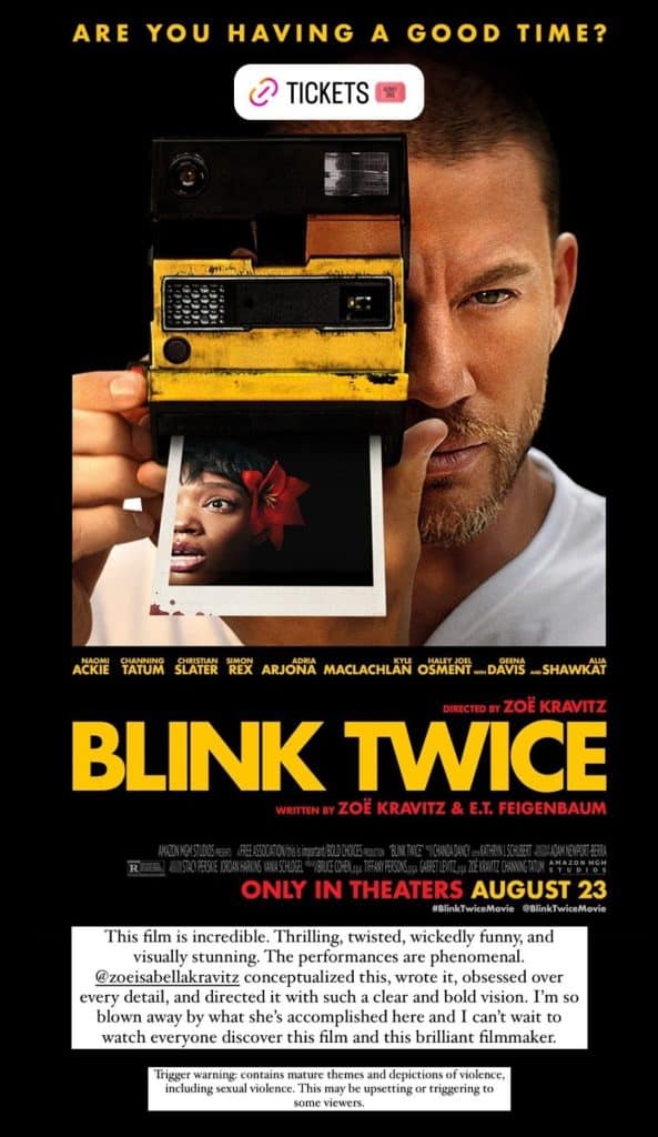 Taylor Swift Praises Zoë Kravitz’s Directorial Debut Blink Twice