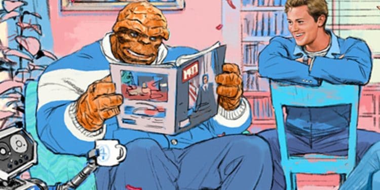 Marvel's The Fantastic Four: First Steps Features New Set Image of 'The Thing' Stunt Double Getting Ready