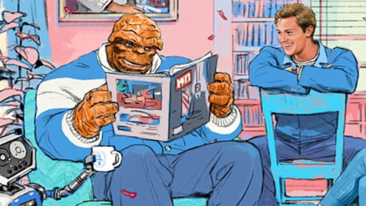 Marvel's The Fantastic Four: First Steps Features New Set Image of 'The Thing' Stunt Double Getting Ready