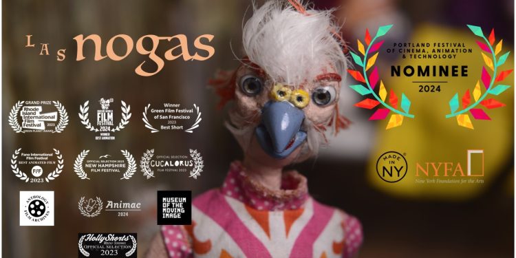 Award-winning Short “Las Nogas” to Compete in Three Categories at the Portland Festival of Cinema, Animation and Technology