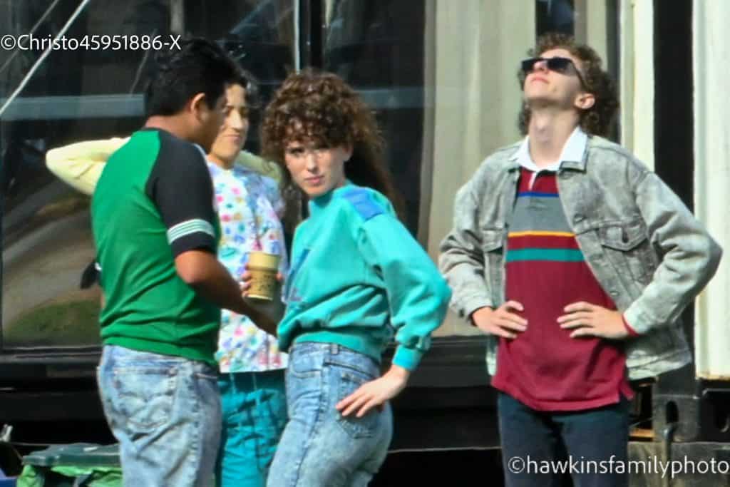 New Set Photos of Natalia Dyer, Caleb McLaughlin, and Maya Hawke from Stranger Things Season 5