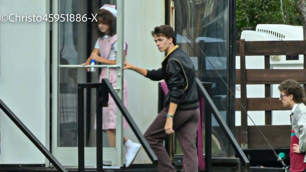 New Set Photos of Natalia Dyer, Caleb McLaughlin, and Maya Hawke from Stranger Things Season 5