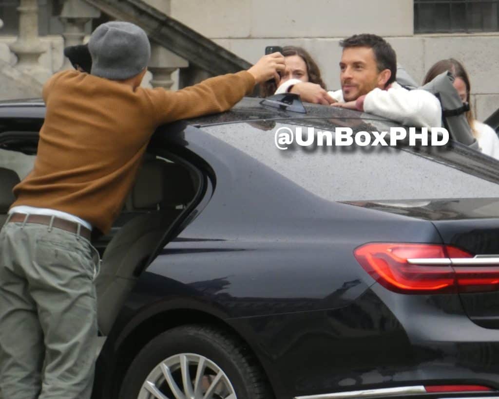 First Look at Rupert Friend and Jonathan Bailey on the Set of Jurassic World Rebirth