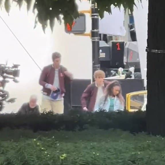 First Look: Walker Scobell, Leah Sava Jeffries, and Daniel Diemer on Set of Percy Jackson and the Olympians Season 2