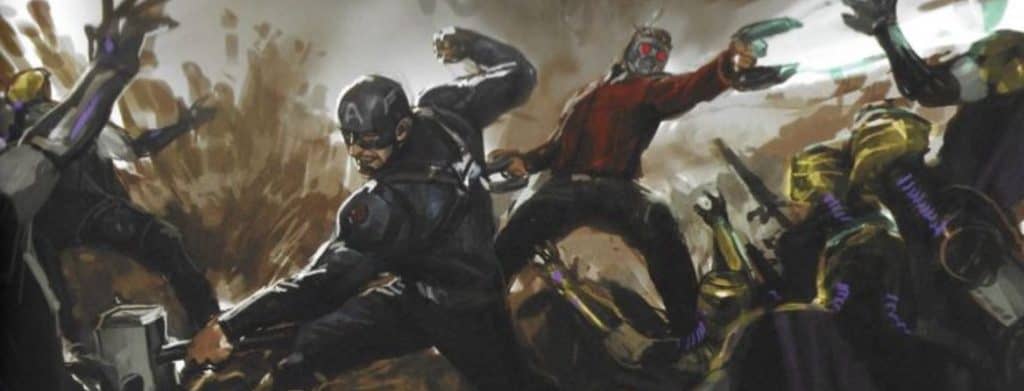 Captain America and Star Lord's team up