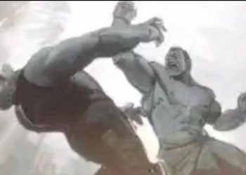 New Official Concept Art from 'Avengers: Endgame' Reveals Hulk Battling Thanos in the Battle of Earth