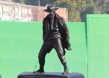 Nicolas Cage Spider-Noir Suit
