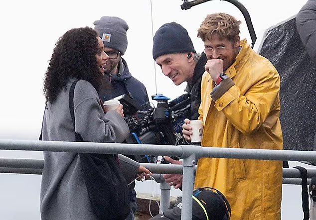 Exclusive: New Set Images of Ryan Gosling Filming Sci-Fi Thriller 'Project Hail Mary' in Southsea