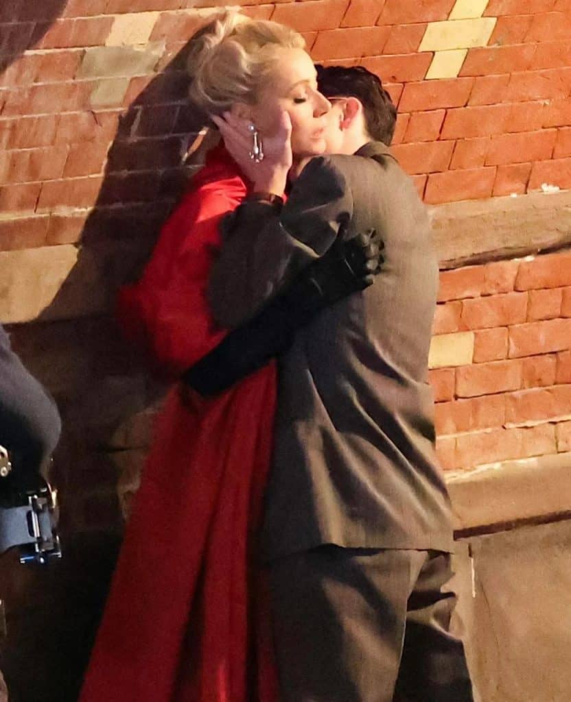 Marty Supreme set images Timothée Chalamet and Gwyneth Paltrow