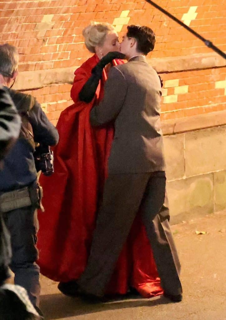 Marty Supreme set images Timothée Chalamet and Gwyneth Paltrow