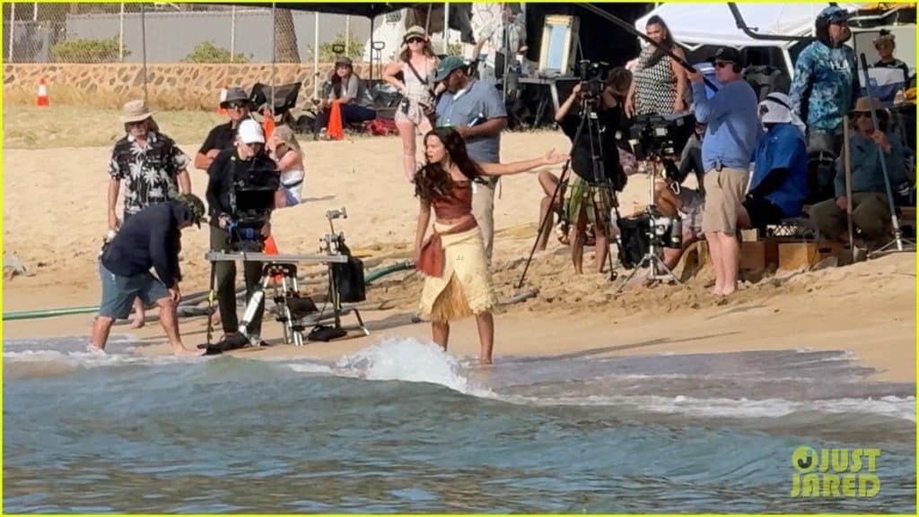 Catherine Laga’aia as Moana set images