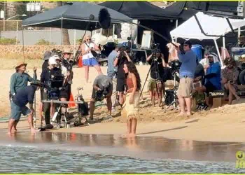 Catherine Laga’aia as Moana set images