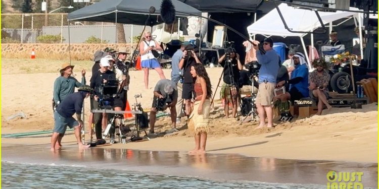 Catherine Laga’aia as Moana set images