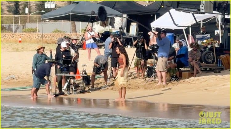 Catherine Laga’aia as Moana set images