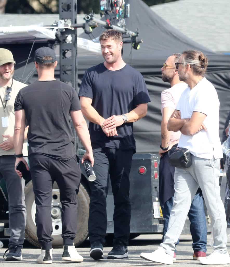 Crime 101 filming in Los Angeles