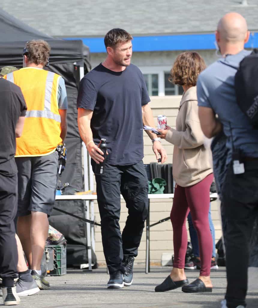 Crime 101 filming in Los Angeles