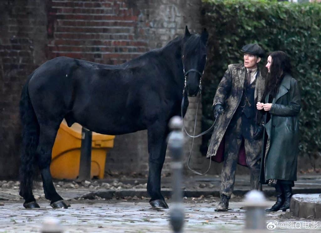 First Look: Cillian Murphy and Rebecca Ferguson Filming Netflix's Peaky Blinders Movie in Manchester