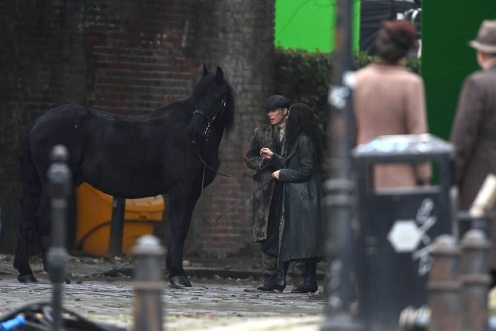 First Look: Cillian Murphy and Rebecca Ferguson Filming Netflix's Peaky Blinders Movie in Manchester