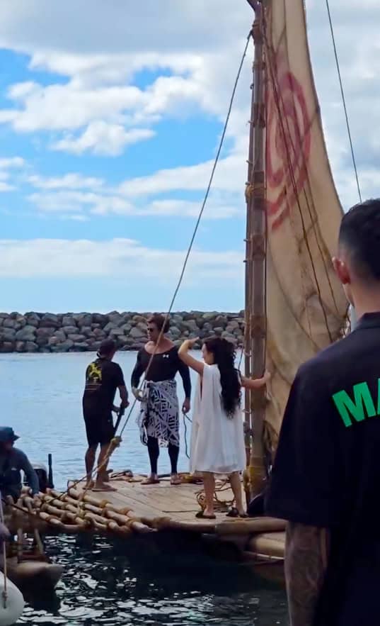 Disney’s Live-Action Moana: First Look at Moana's Iconic Canoe on Set!
