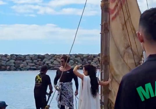 Disney’s Live-Action Moana: First Look at Moana's Iconic Canoe on Set!