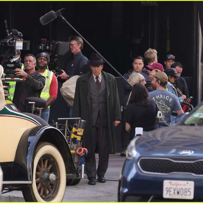 Nicolas Cage Spider-Noir Set Photos