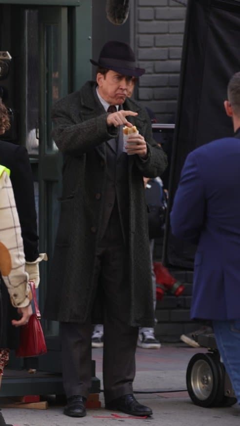 Nicolas Cage Spider-Noir Set Photos