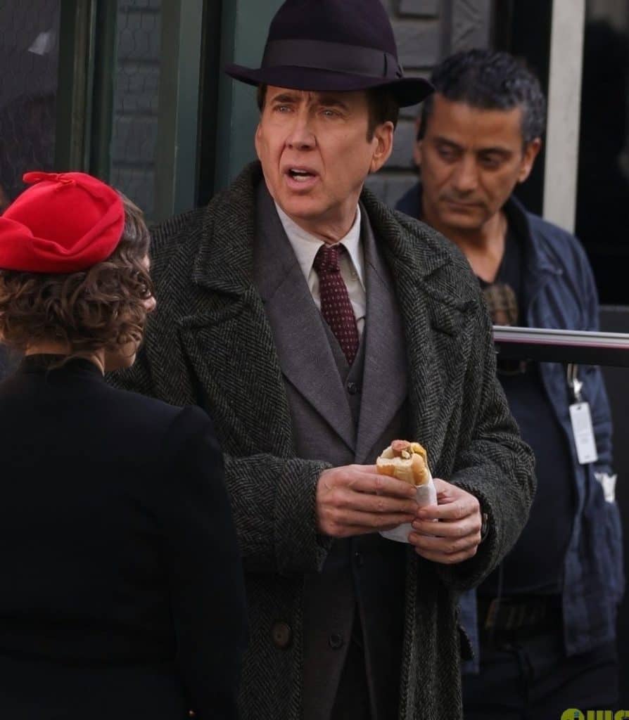 Nicolas Cage Spider-Noir Set Photos