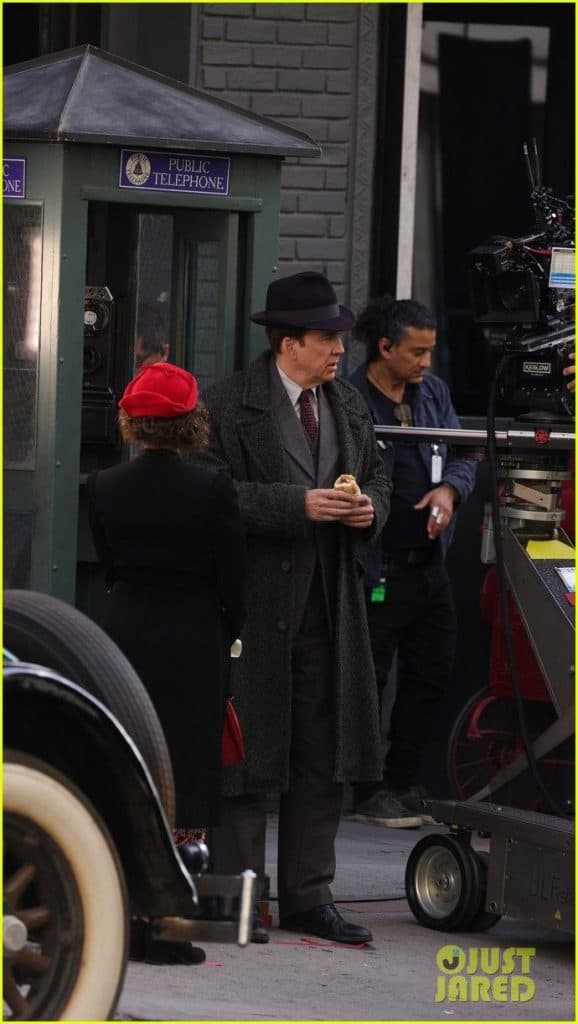 Nicolas Cage Spider-Noir Set Photos