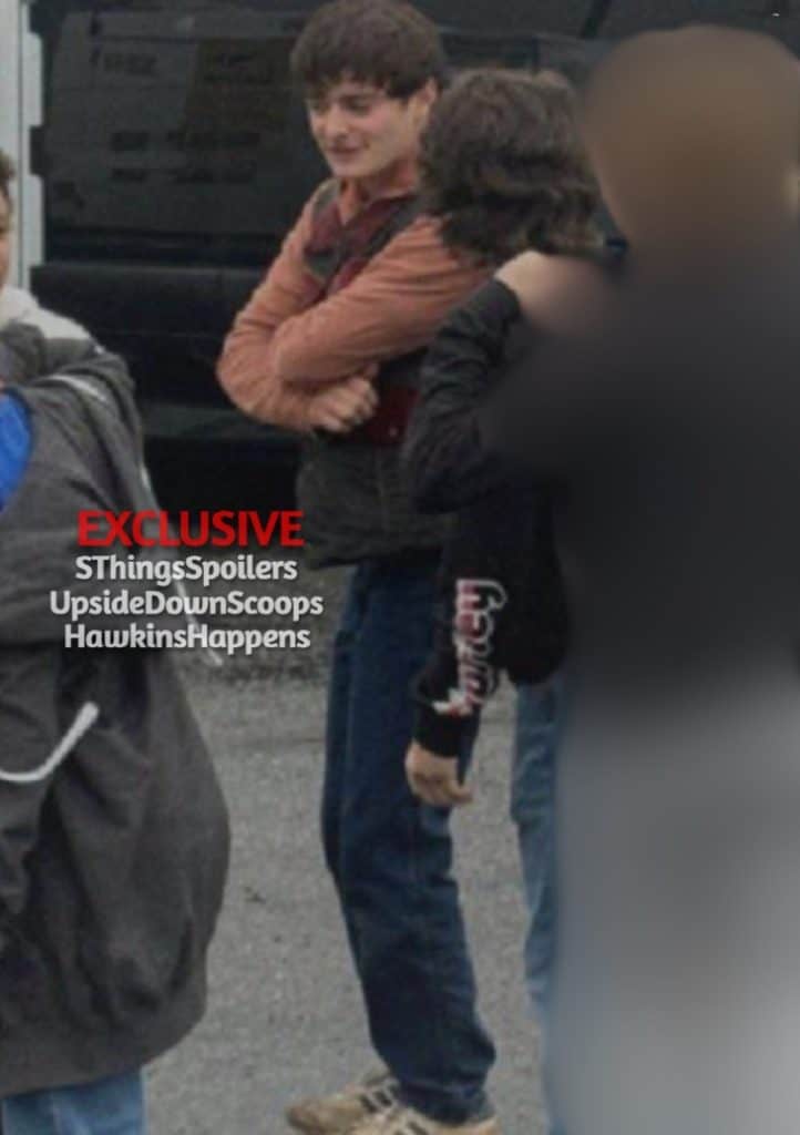 Millie Bobby Brown and Noah Schnapp Stranger Things Season 5 wrap