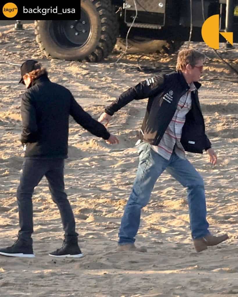 Brad Pitt F1 movie filming