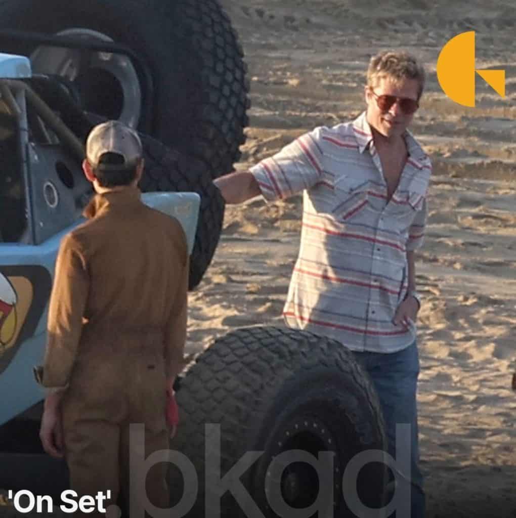 Brad Pitt F1 movie filming