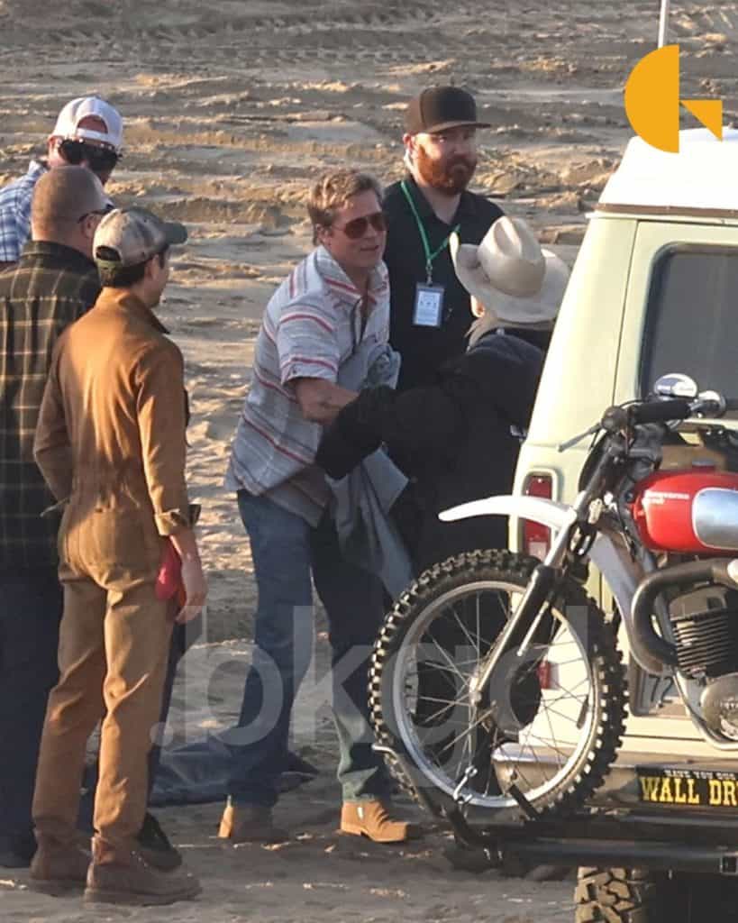 Brad Pitt F1 movie filming