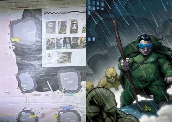 The Fantastic Four: First Steps underground mine set