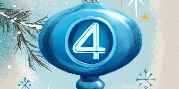 New Christmas Poster for The Fantastic Four: First Steps Released